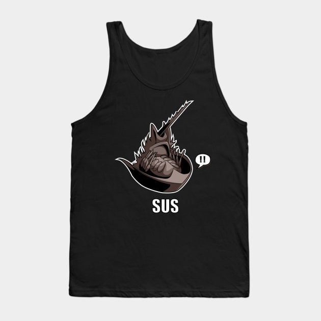 Suspicious Horseshoe Crab Tank Top by heavyaugust